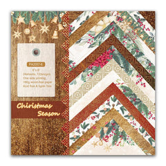 24 Sheets Christmas Background Paper Cut Paper DIY for Creative Production