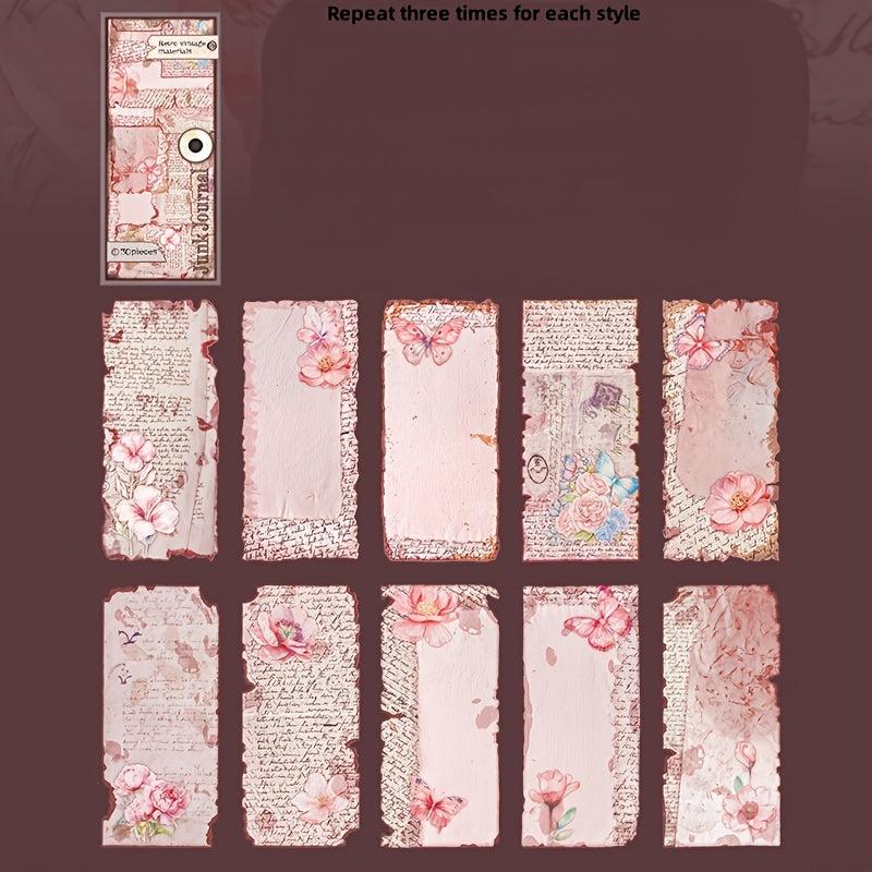 30pcs Old Dream Book Series Art Notebook Paper Pack