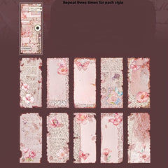 30pcs Old Dream Book Series Art Notebook Paper Pack