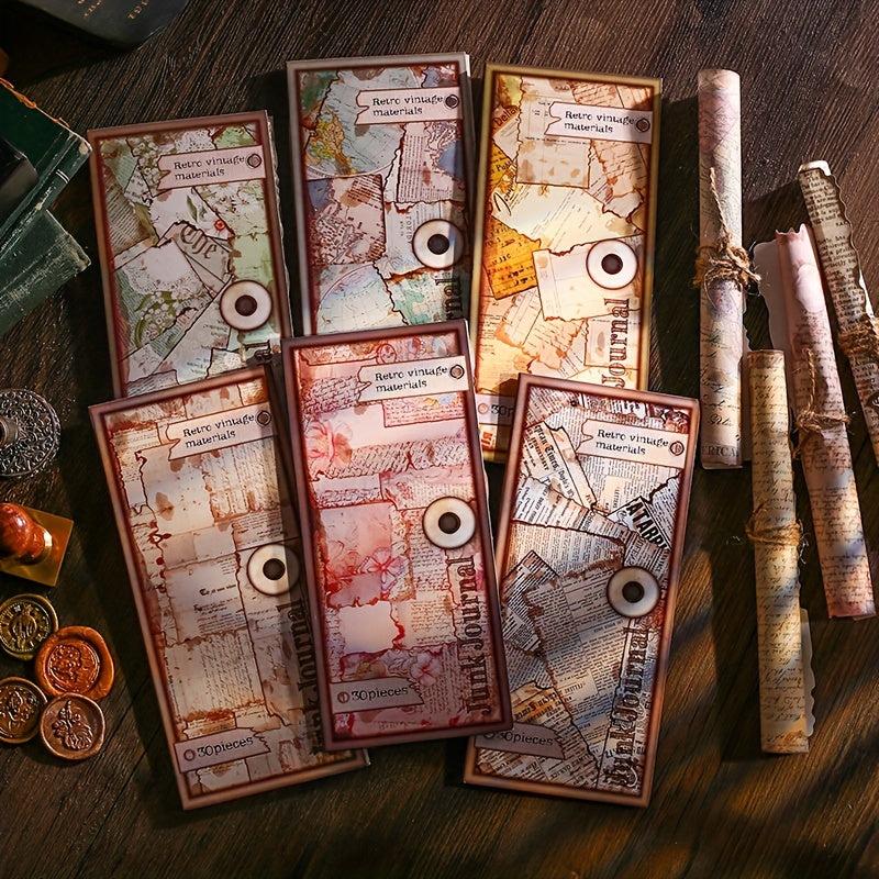 30pcs Old Dream Book Series Art Notebook Paper Pack