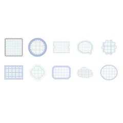50 Decorative Writable Notes Sticker Pack