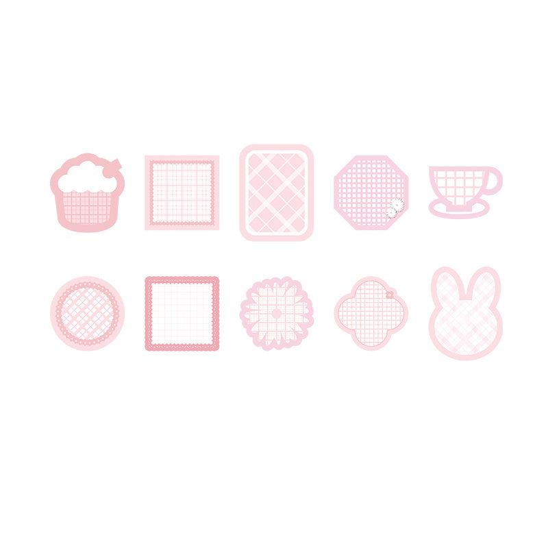 50 Decorative Writable Notes Sticker Pack