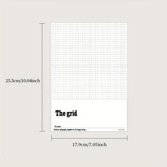50 Sheets Grid Paper High Quality Detailed & Precise Drawing Note-taking