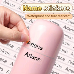 Personalized Waterproof Name Sticker Office School Supplies Tag Label