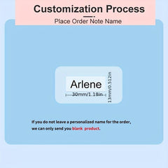 Personalized Waterproof Name Sticker Office School Supplies Tag Label