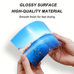 Glossy Photo Paper 3.5x5 100 Sheets 53lb 200Gsm Blank Back