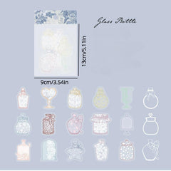33pcs Lace Multicolor Yarn Sticker Dream Island Journal Decoration Material
