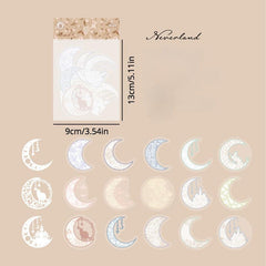 33pcs Lace Multicolor Yarn Sticker Dream Island Journal Decoration Material