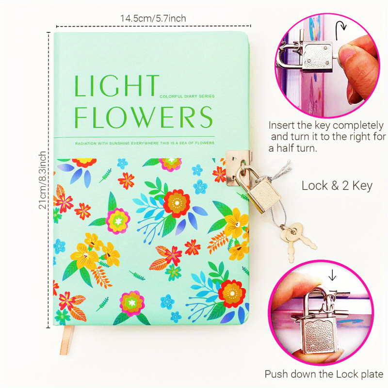 A5 Lockable Diary for Students Teenager