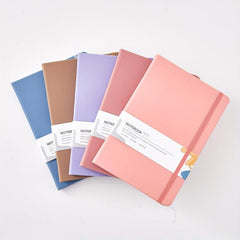 Minimalist Writing Strap Notebook Waterproof PU Cover Thick Notebook
