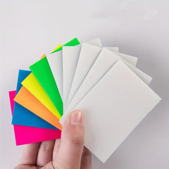 500 Sheets Transparent Sticky Notes Waterproof Office Memo Paper Pack