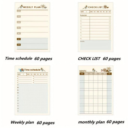 240pcs Sticky Notes Stationery Office Learning Supplies To Do List Notebook