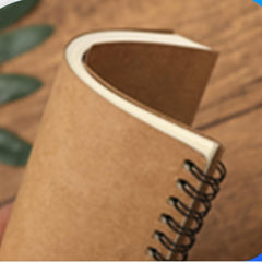 2 Pack Blank Spiral Notebooks Soft Cover Sketching 100 Pages