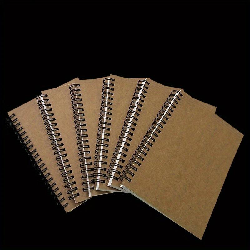 2 Pack Blank Spiral Notebooks Soft Cover Sketching 100 Pages