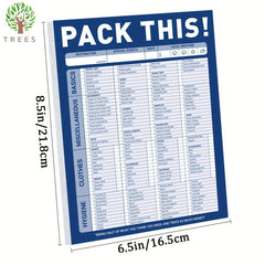 Trees Grocery List Magnet Pad 52 Sheets