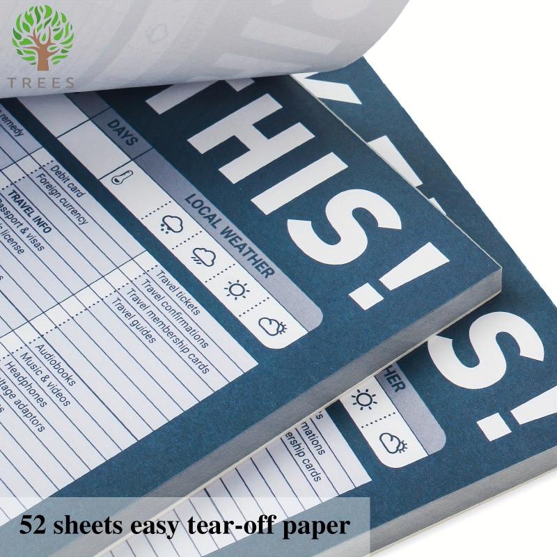Trees Grocery List Magnet Pad 52 Sheets
