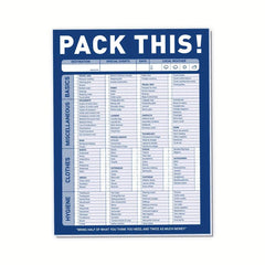 Trees Grocery List Magnet Pad 52 Sheets