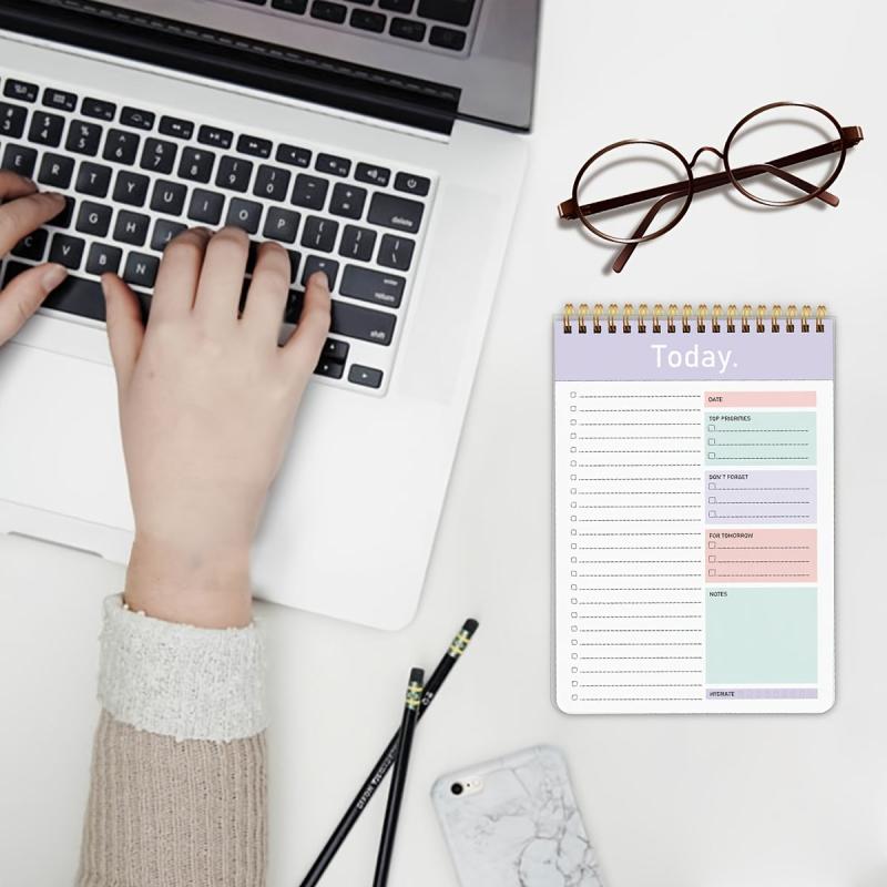 52 Sheets Top Priority To Do List Spiral Checklist Organizer