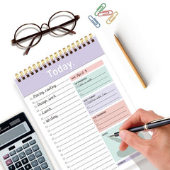 52 Sheets Top Priority To Do List Spiral Checklist Organizer
