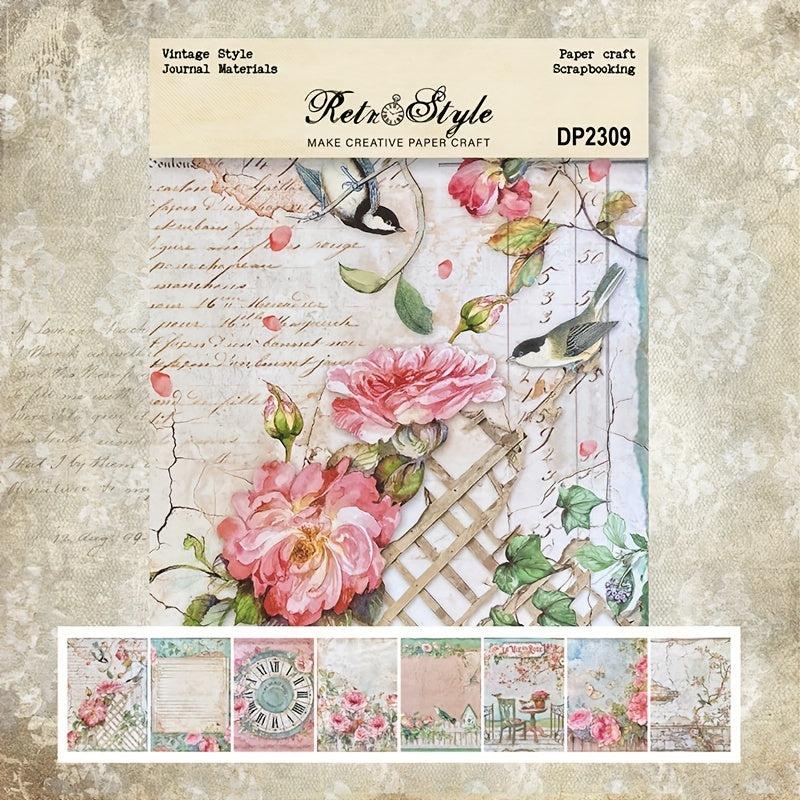 A5 Single Sided Pattern Paper DIY Photo Album Scrapbook Material