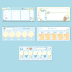 Student Time Management Plan Notebook - 50 Sheets