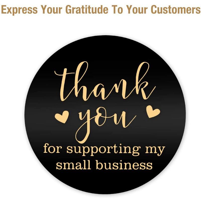 500pcs Thank You For Purchasing Decorative Adhesive Sticker Roll