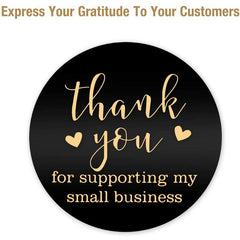 500pcs Thank You For Purchasing Decorative Adhesive Sticker Roll