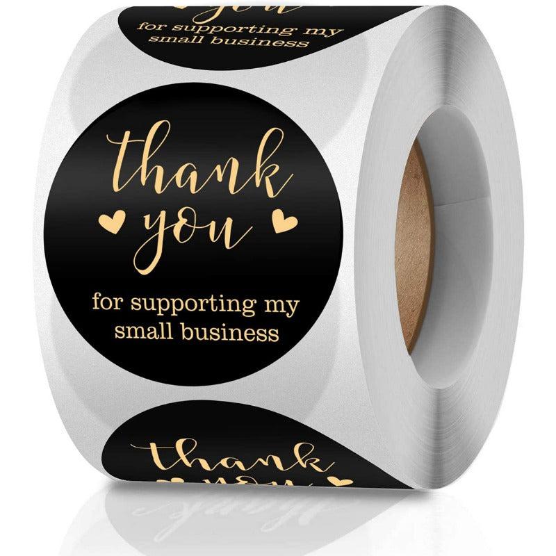 500pcs Thank You For Purchasing Decorative Adhesive Sticker Roll