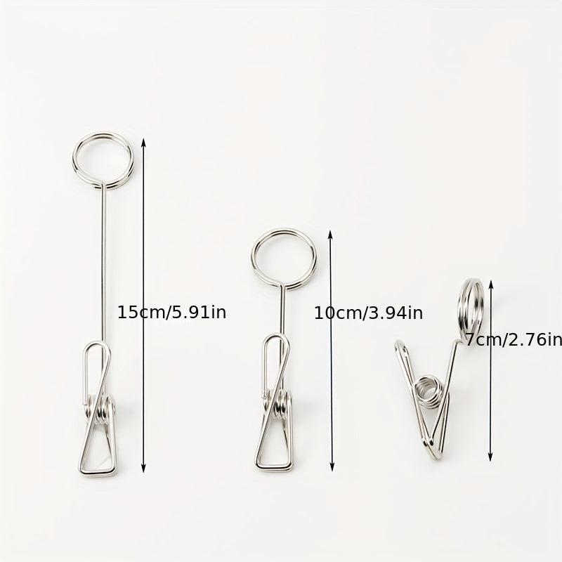 Metal Note Holders Set of 5 - Office Desk Memo Holders