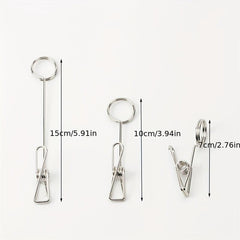 Metal Note Holders Set of 5 - Office Desk Memo Holders