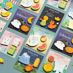 90 Pages Special shaped Sticky Notes Cartoon Material Paper