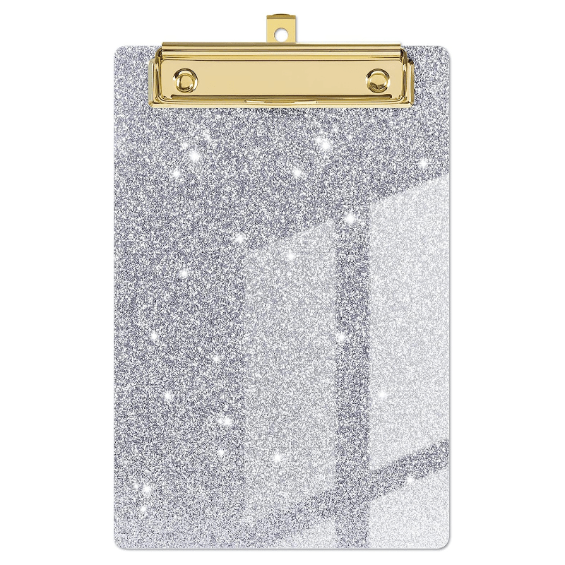 Glitter Acrylic Clipboard Student Supplies