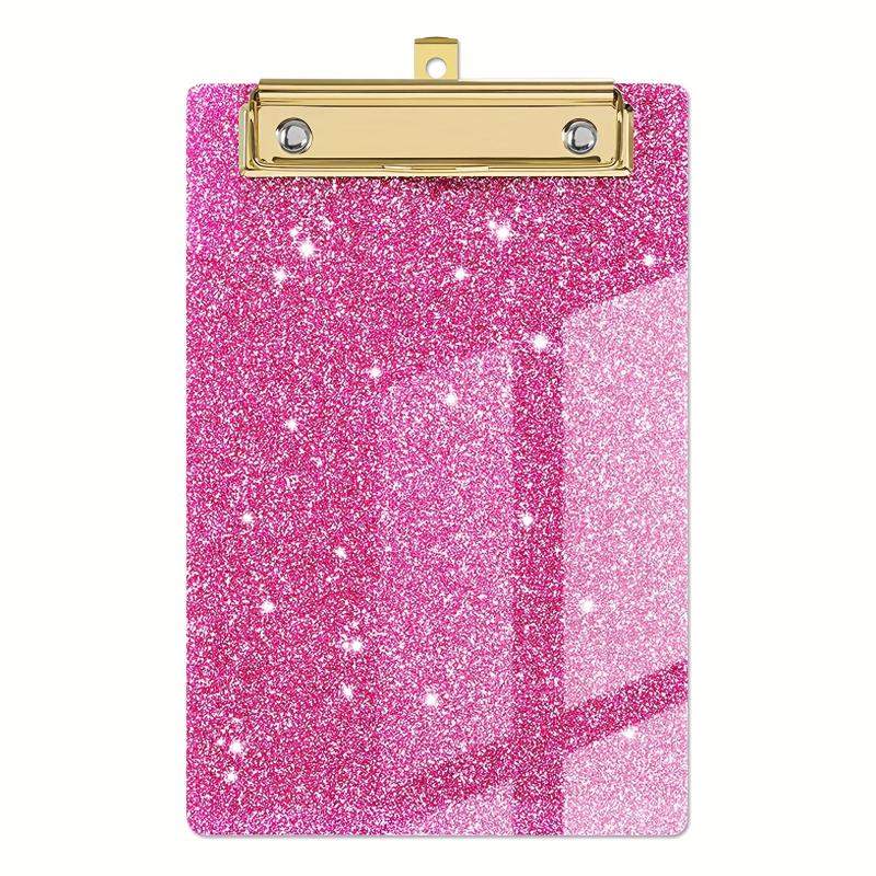 Glitter Acrylic Clipboard Student Supplies