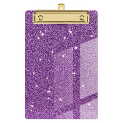 Glitter Acrylic Clipboard Student Supplies