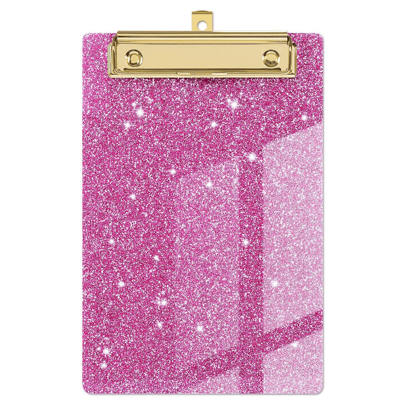 Glitter Acrylic Clipboard Student Supplies