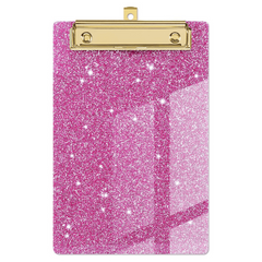 Glitter Acrylic Clipboard Student Supplies