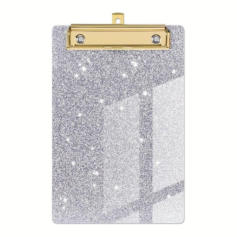 Glitter Acrylic Clipboard Student Supplies