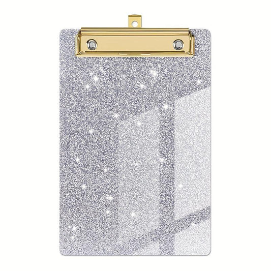 Glitter Acrylic Clipboard Student Supplies