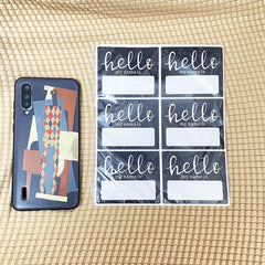 60 120pcs Name Stickers 6 35x7 62 Cm Name Tag Student Name Labels