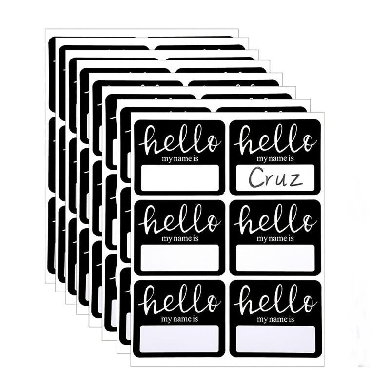 60 120pcs Name Stickers 6 35x7 62 Cm Name Tag Student Name Labels