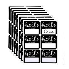 60 120pcs Name Stickers 6 35x7 62 Cm Name Tag Student Name Labels