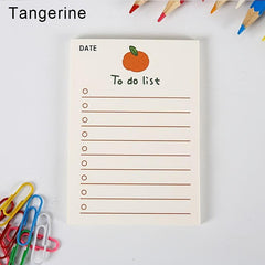 Fruit Planner Daily To Do List - 50 Sheets