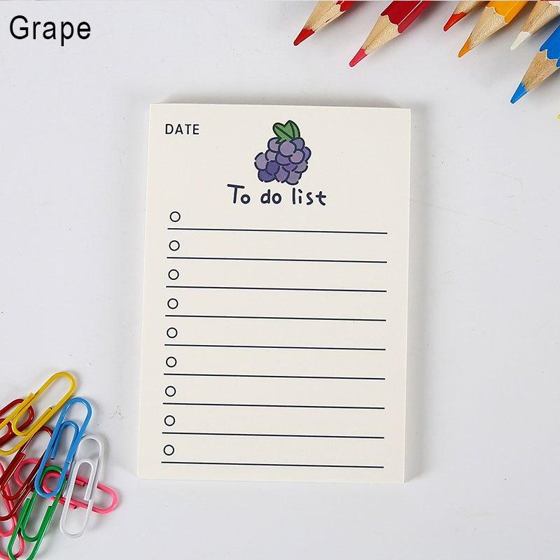 Fruit Planner Daily To Do List - 50 Sheets