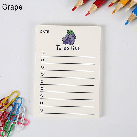 Fruit Planner Daily To Do List - 50 Sheets