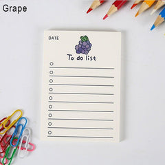 Fruit Planner Daily To Do List - 50 Sheets