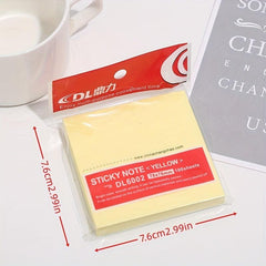 Yellow Sticky Notes Notepad Office Stationery