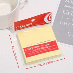 Yellow Sticky Notes Notepad Office Stationery