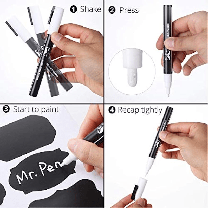 Chalkboard Labels Assorted Shapes Label Stickers