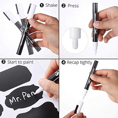 Chalkboard Labels Assorted Shapes Label Stickers