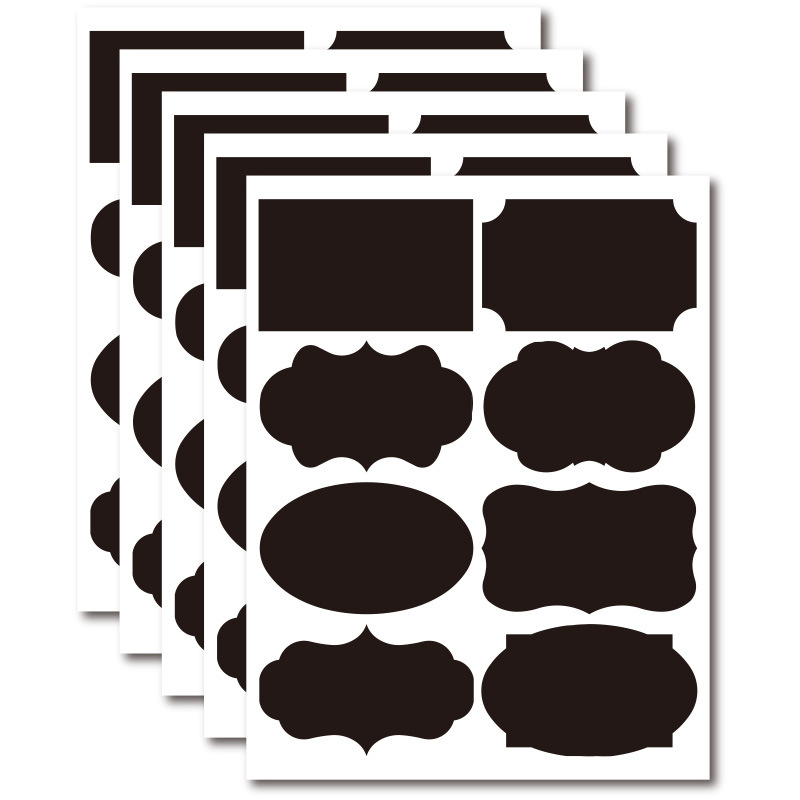 Chalkboard Labels Assorted Shapes Label Stickers